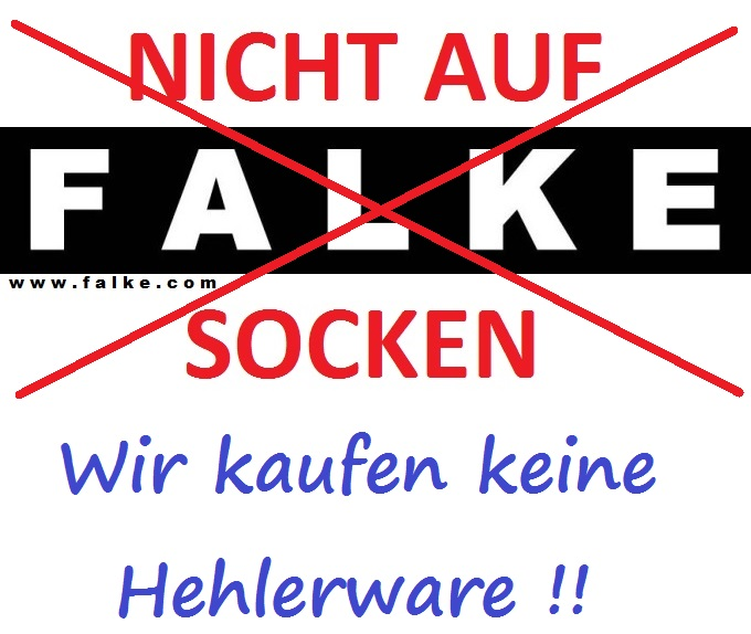 Nicht auf Falke Socken